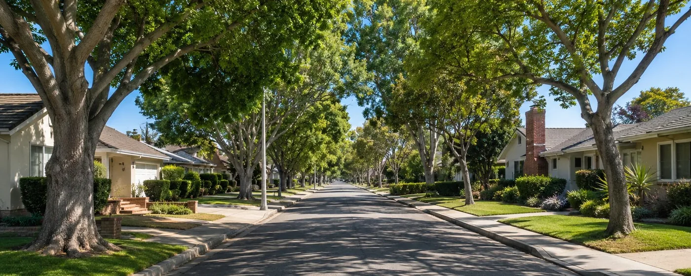 Buy a home in Sherman Oaks — get 1% cash back at closing Sherman Oaks residential street with mature trees and family homes — Portfolio Home Realty buyer agent